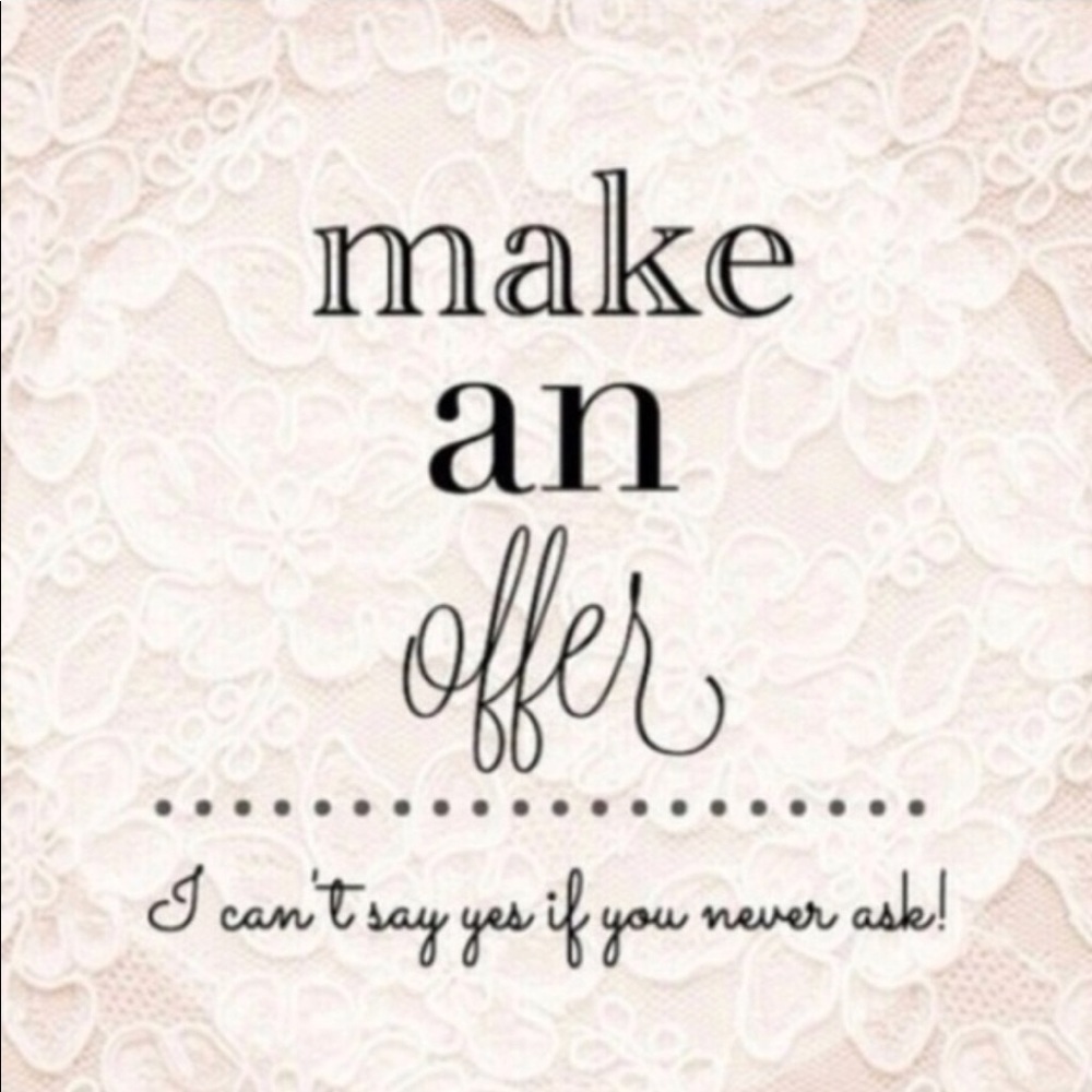 Accepting ALL reasonable offers!!